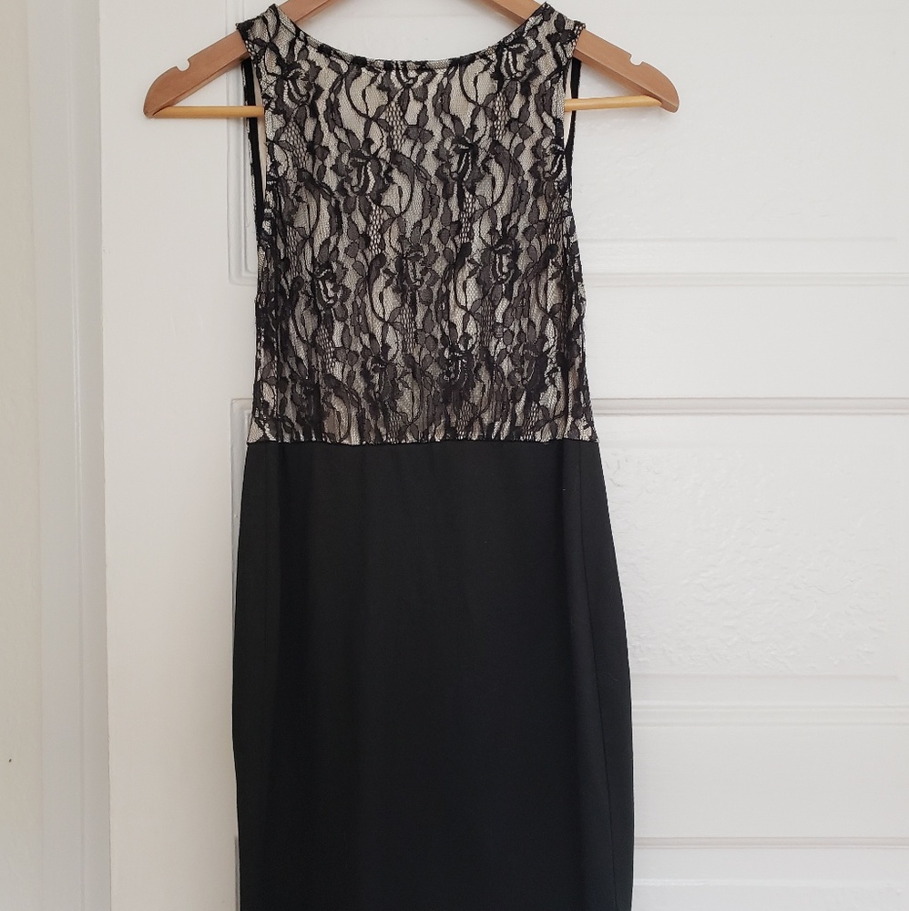 Lace little black dress